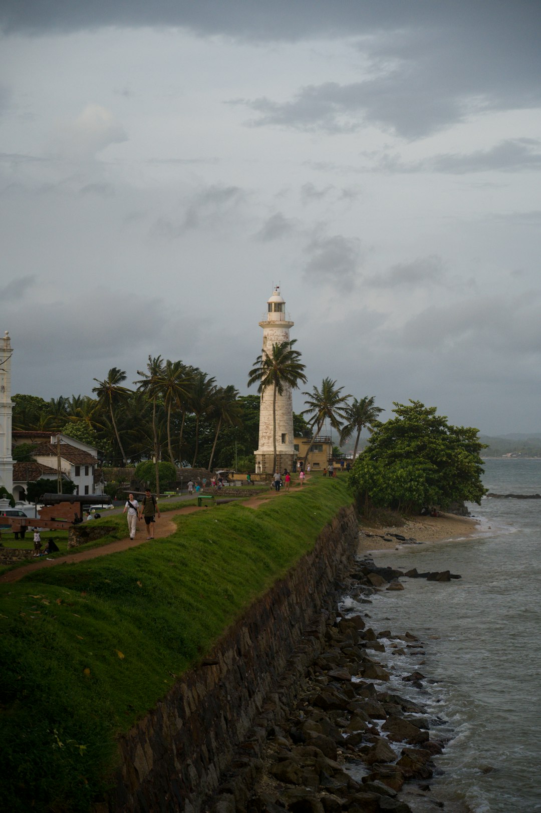 All Saints Church with Gothic architecture inside Galle Fort